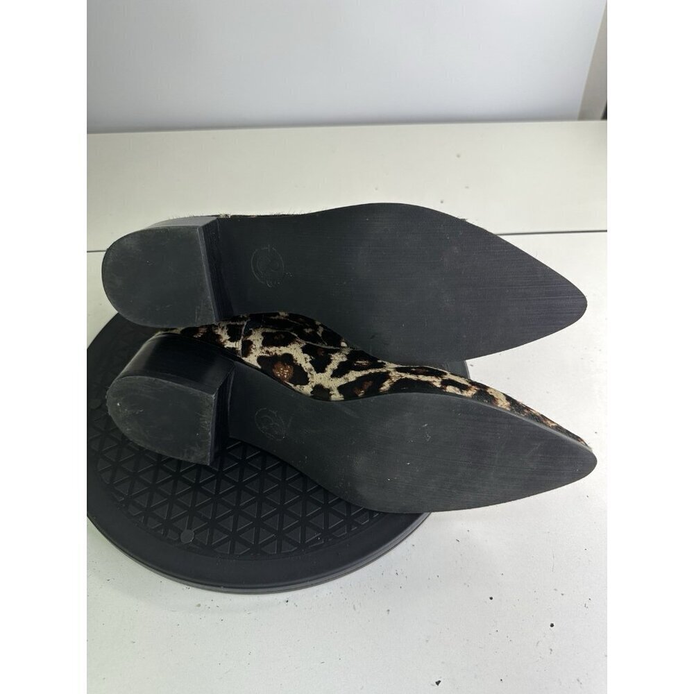 Treasure and Bond Leopard Print Cowhide Ankle Boot Sz 10 M Ankle Booties - Picture 6 of 8